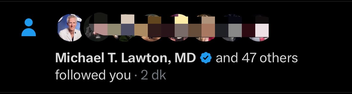 Sarah_aprl's tweet photo. Still feels surreal to be followed by Dr. Michael T. Lawton — one of the most respected names in vascular neurosurgery. Truly honored 🙏🏻😊 https://t.co/T6WtyKU6VG