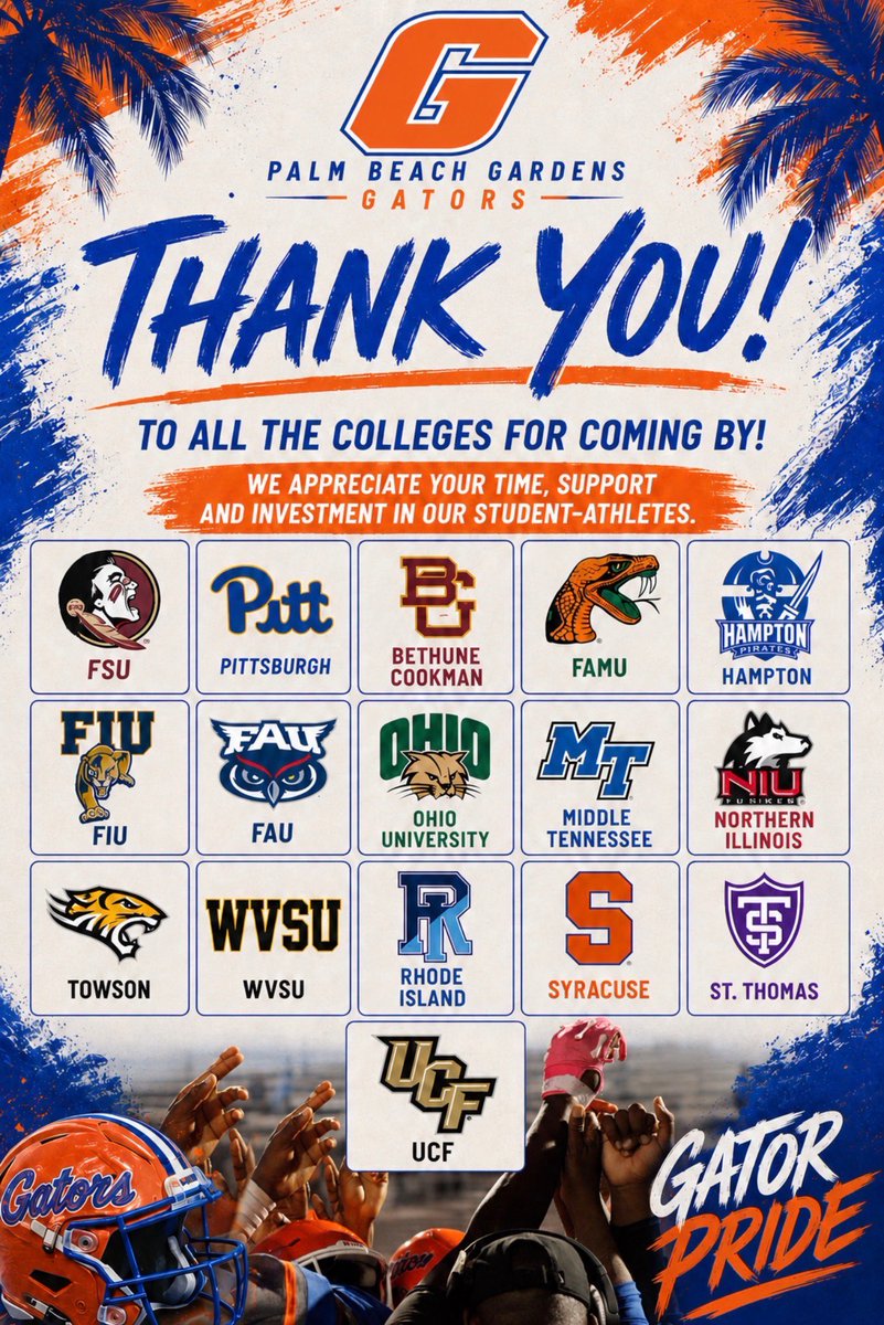 PBG GATORS FOOTBALL tweet media