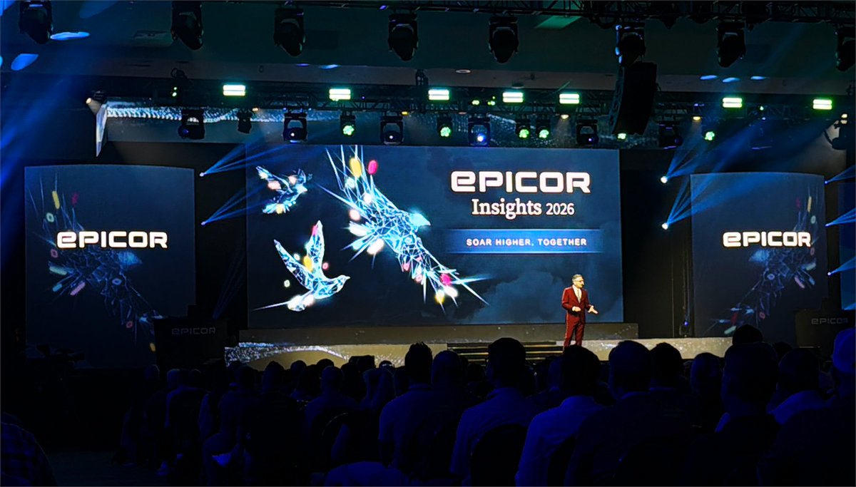 mayantechs's tweet photo. What a great way to start the day! 💥 The Welcome was full of excitement and the #insights (no pun intended) on what’s next for @Epicor were just what we needed to kickstart the experience.

Let’s carry this energy into the day and have great conversations at Booth #23!

#Mayan https://t.co/1Mk9fUrjrn