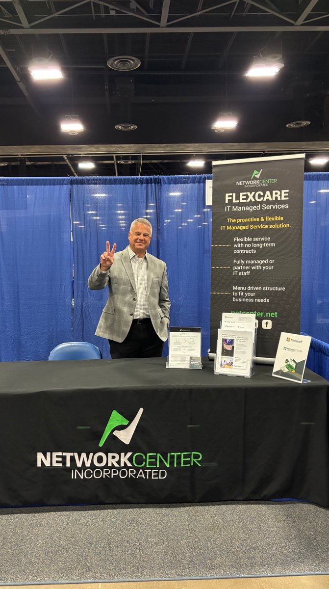 NetworkCenter's tweet photo. We’ve been on the move this past month connecting with leaders across banking, healthcare, and beyond at trade shows near and far! These conversations keep us plugged into the real IT challenges organizations are facing today… and we’re just getting started. https://t.co/HmBSwv7bnw