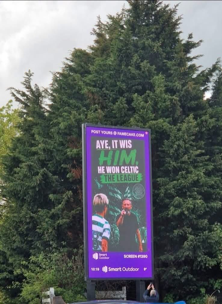 GerryKeogh_'s tweet photo. These billboards that are popping up around Edinburgh are outstanding🍀 https://t.co/znSqLDoM7J