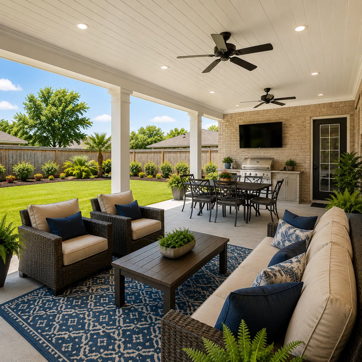 Cap_Improvement's tweet photo. Louisiana summers are almost here, and an insulated patio cover can help make your outdoor space more comfortable throughout the season.

Insulated patio covers help reduce heat while creating a shaded outdoor area you can enjoy more often.

Learn more: https://t.co/FiJUBkDGQx https://t.co/29i5TUo4Pk