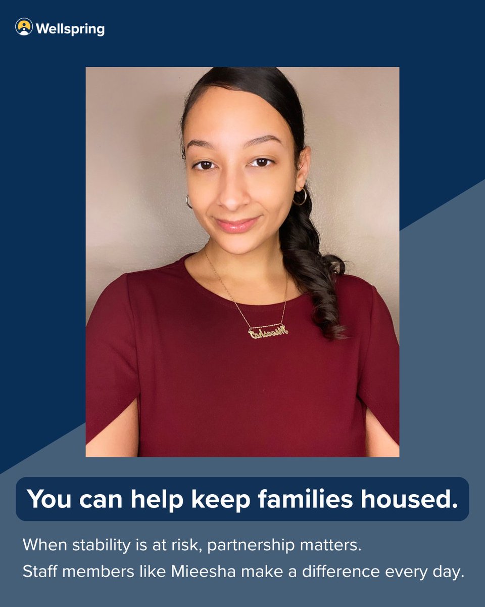 Wellspring_FS's tweet photo. Staff like Mieesha support families as they move toward stability on their own terms. In stories like Renee’s and Kory’s, that partnership helped strengthen what they were already working hard to build. 

https://t.co/BKO0FZPbR0 https://t.co/s22eRYS3BE