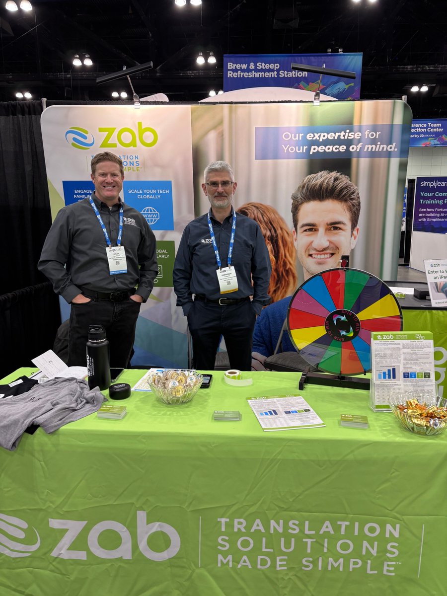 ZabTranslation's tweet photo. Day 2 at #ATD26 is heating up! 🪙

We nearly cleared out our swag yesterday so we are raising the stakes with the Lucky Coin Challenge.

Pick a coin and find the green sticker to win an iPad or a premium backpack! 📱🎒

📍 Booth #926
🎁 Prize Partner Station https://t.co/dBmXHvJUDv
