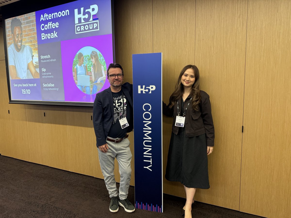 H5PTechnology's tweet photo. What a day at the Melbourne H5P Community Event! Thanks to all who joined. Next stop: Sydney! Sign up free: https://t.co/4Qvy7QO00B #H5P #EdTech #LearningDesign #HigherEducation #InteractiveLearning #Melbourne https://t.co/dvEvePZAAW