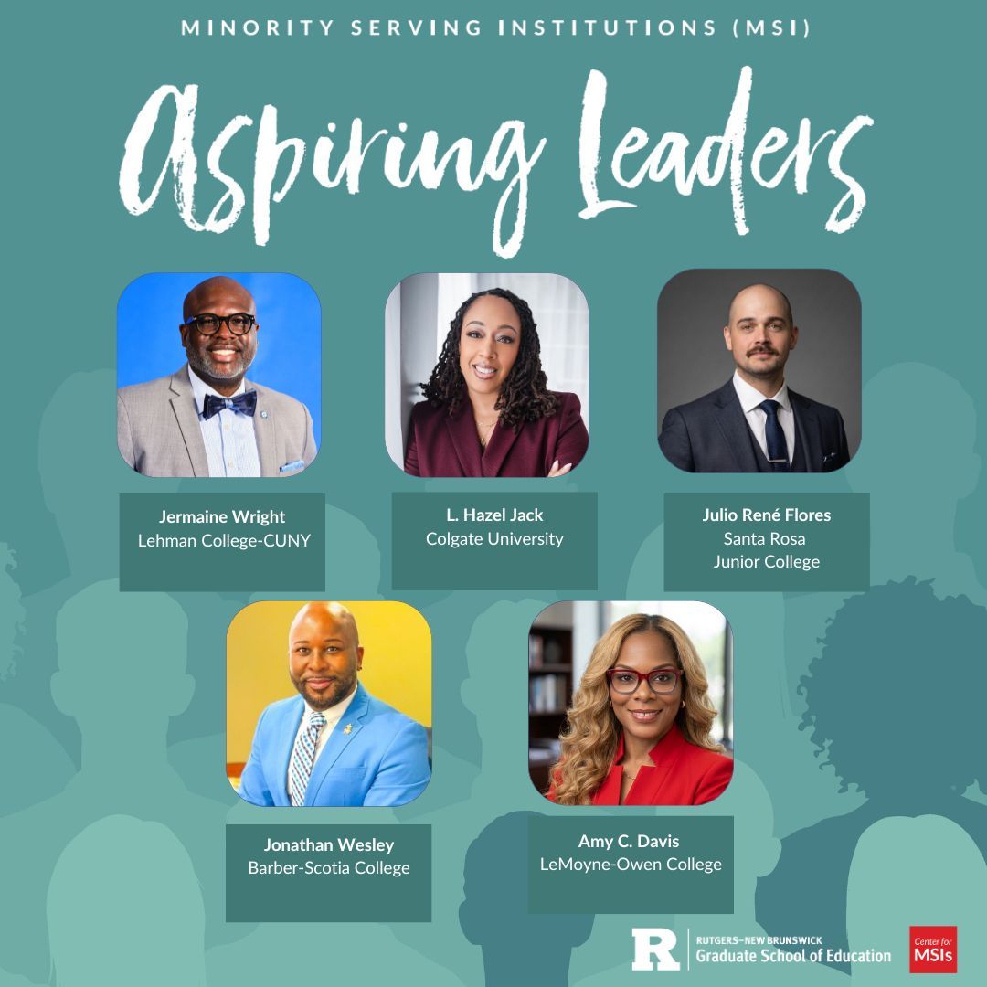 CenterForMSIs's tweet photo. We are proud to announce the sixth cohort of our MSI Aspiring Leaders Program! 🫂

Learn more about our cohort: https://t.co/xXVwKbPsaF https://t.co/5Mw0eYNs5X