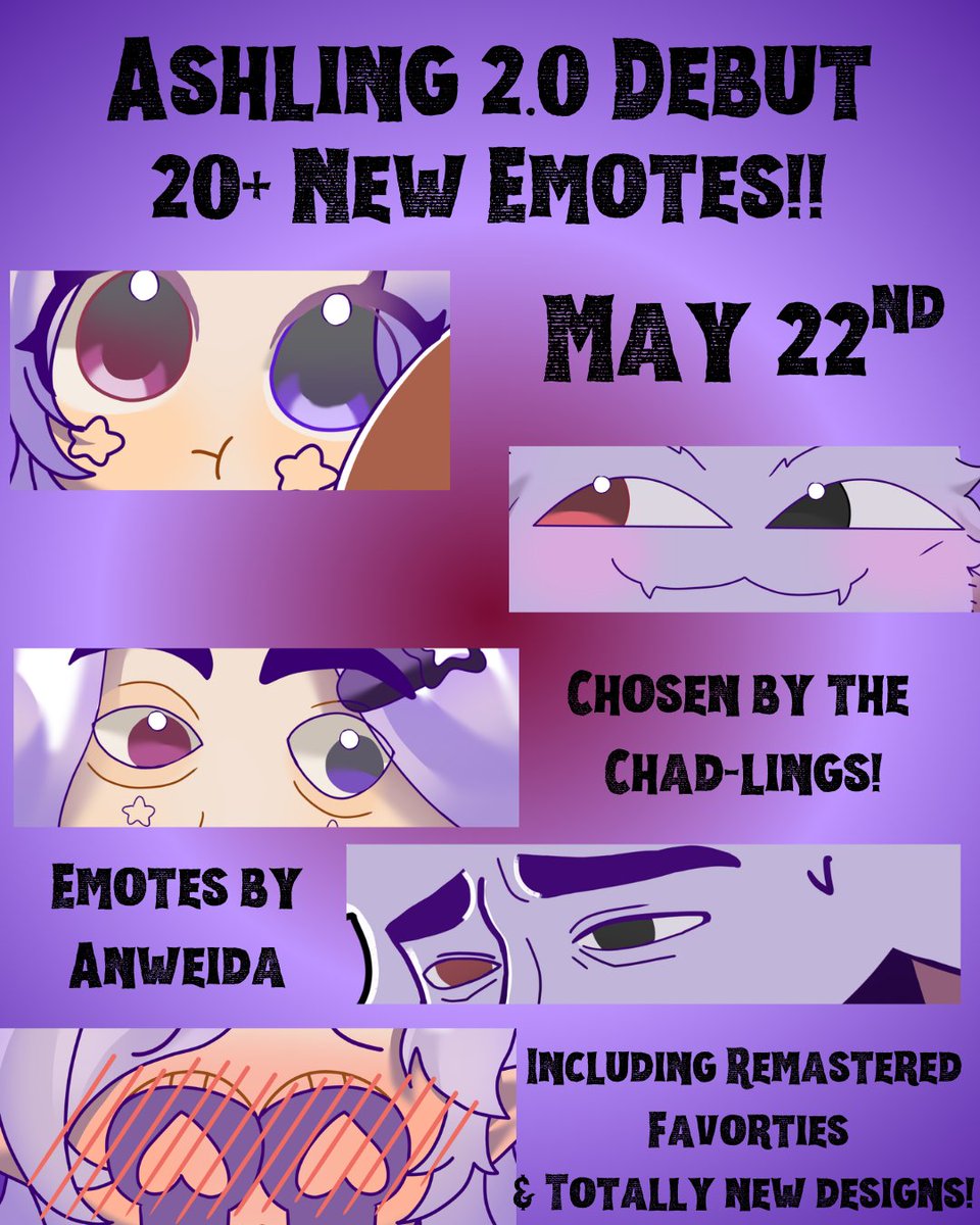 Ashling (May 22nd, 2.0 Debut)💜💀😈 tweet media