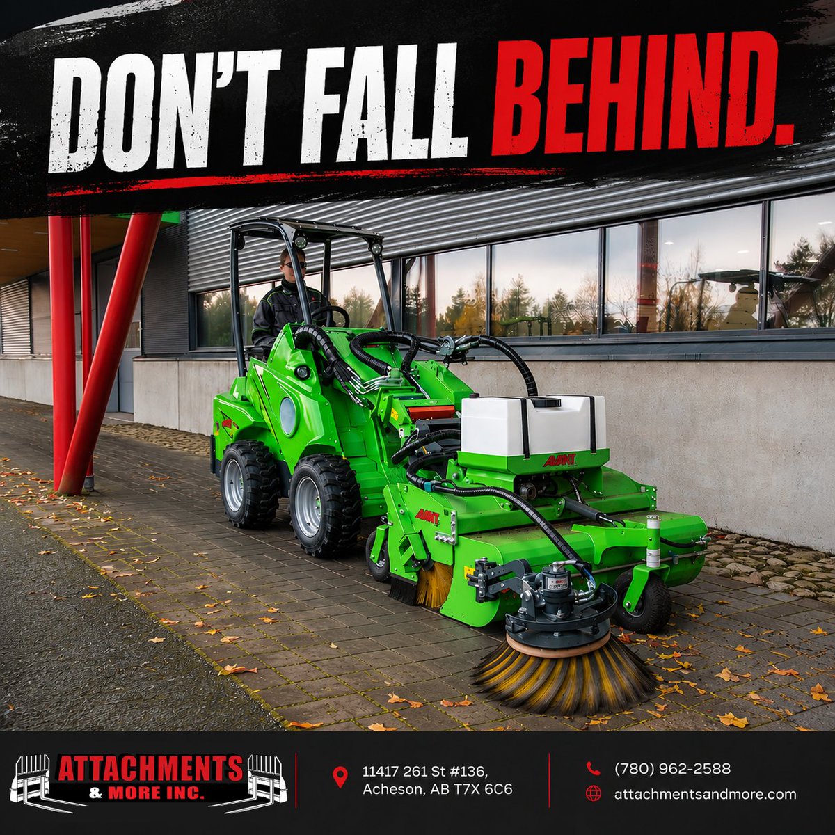AttachmentsAB's tweet photo. DON’T FALL BEHIND. 🔥

Upgrade your equipment setup with attachment solutions built for real jobsites.

Sales • Rentals • Repairs • Custom Fabrication

📍 11417 261 St #136, Acheson, AB
📞 (780) 962-2588
🌐 https://t.co/JrPVqsPXHM

#HeavyEquipment #SkidSteer #ConstructionLife #ContractorLife #EquipmentAttachments