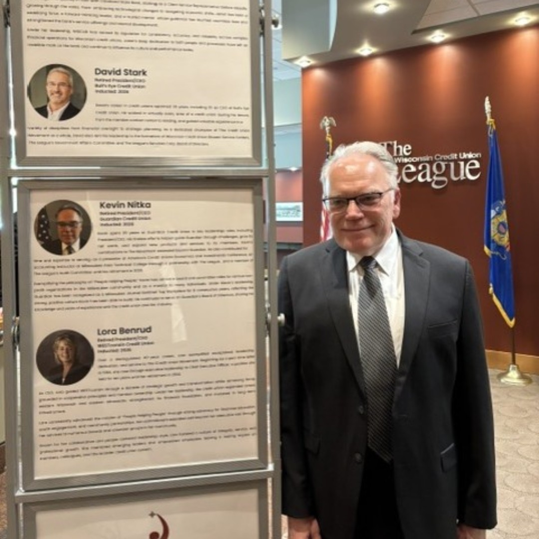 GuardianCU's tweet photo. We're proud to share that our former President &amp; CEO, Kevin Nitka, was recognized as a Legends of the Movement inductee at the Wisconsin Credit Union League Convention last week.

View the full list of inductees: https://t.co/9eqRbgMpyp

#CreditUnion #MKE #Milwaukee https://t.co/wWowsq1DNB