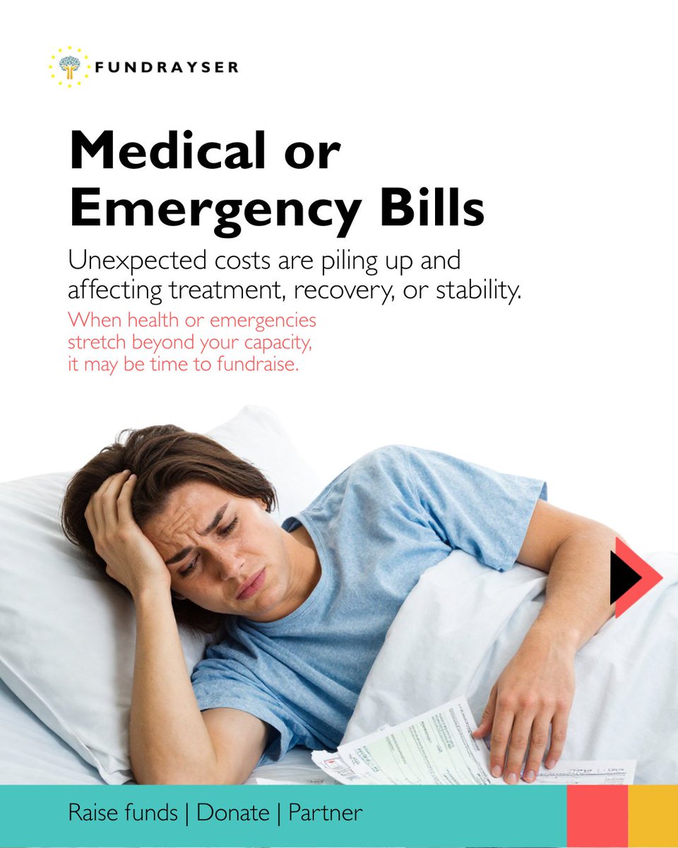 fundrayser's tweet photo. Sometimes the hardest part is asking for help.

Medical bills, school fees, debt, or business struggles can become too heavy to carry alone. Fundraising is not weakness. It is support.

Visit https://t.co/b4OjxSiA1P to start your campaign today
#Fundrayser #Crowdfunding #Give https://t.co/IIlYHqGJYf