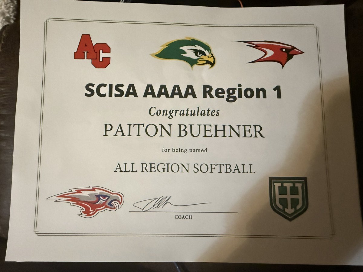 PBuehner12's tweet photo. Finished the year earning my varsity letter and making the SCISA 4A All Region Team. 

I learned a lot this year and am ready to bring it to summer ball!  @Complete_Game_ @Corlando621212 https://t.co/E8z7HUPs0r