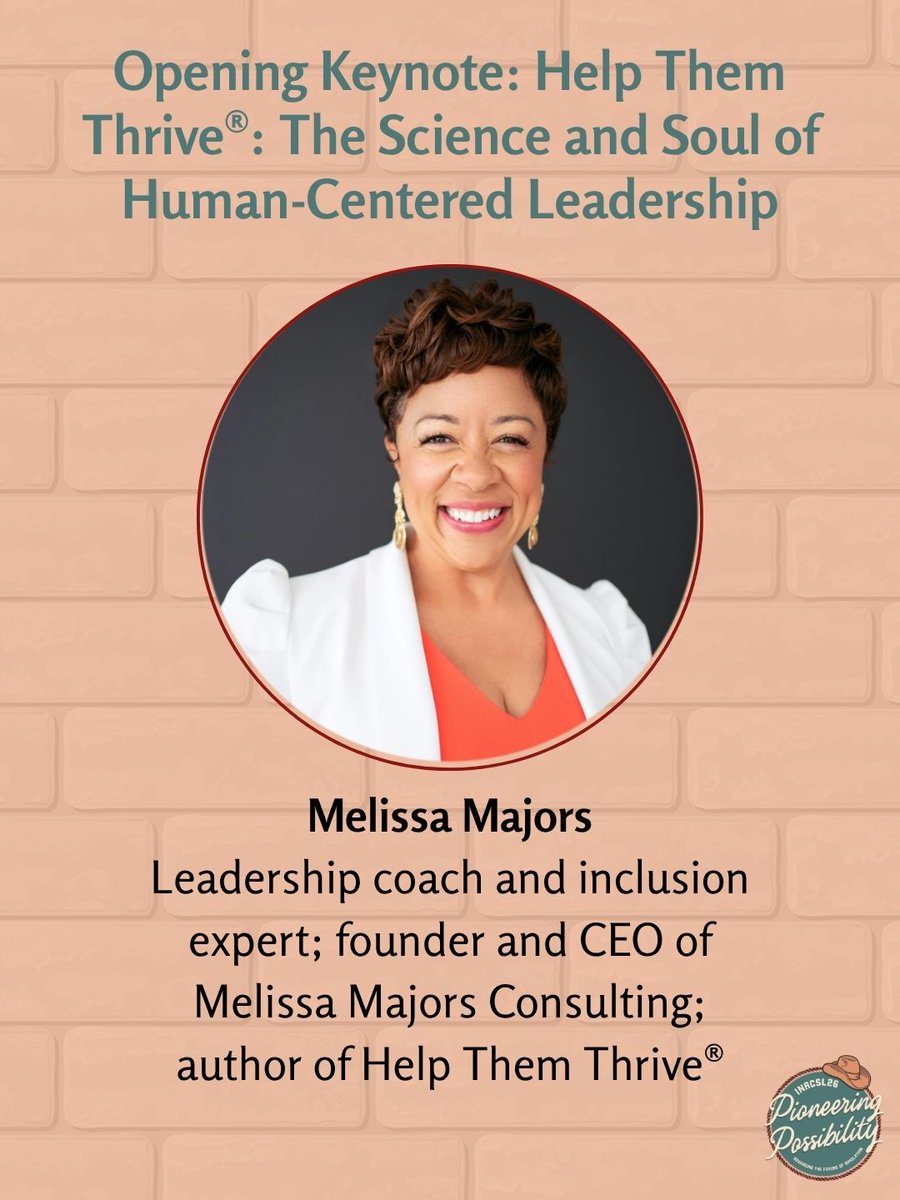 INACSL's tweet photo. Imagine a workplace where people thrive, connection grows and leadership drives well-being. Melissa Majors brings that vision to life in the #INACSL26 Opening Keynote, Help Them Thrive®: The Science and Soul of Human‑Centered Leadership. Reserve your spot: https://t.co/L6EcWNJ4D9 https://t.co/9ywyHvISy8