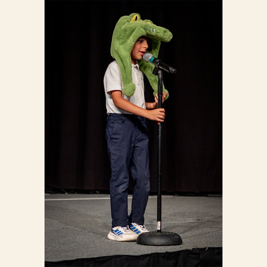 TrinityCCA's tweet photo. 🎤 Our Kindergarten students recently took the stage to present poetry they’ve been working so hard to learn and recite. From memorization to public speaking, these moments help build confidence and courage from an early age at Trinity. https://t.co/N5x02DFSfk