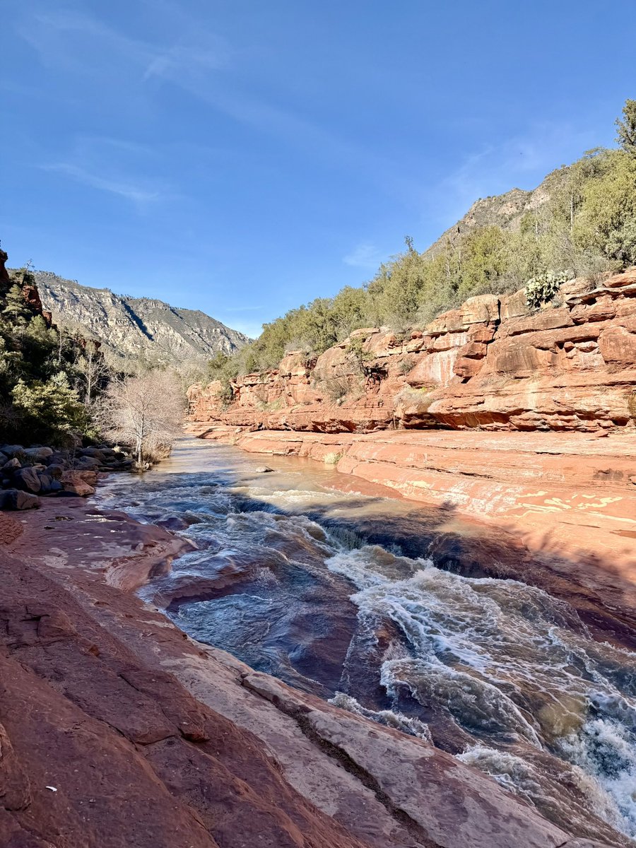 CharlotteD52769's tweet photo. Slide Roxk State Park! A natural water slide near Sedona! #sliderock #arizona #swimminghole https://t.co/kp7yFJmRtV