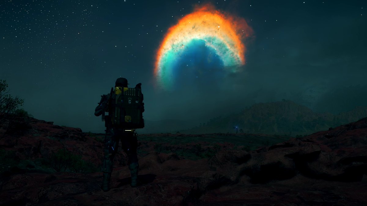 VideoVaughn's tweet photo. Death Stranding 2 starts way faster than the first one but liked how much more slow the first was. That said, the new traversal options were awesome I LOVE the Coffin Board. And the game is beautiful, the story is confusing but that's to be expected. I'm excited for the next game https://t.co/jfWQoIRug1