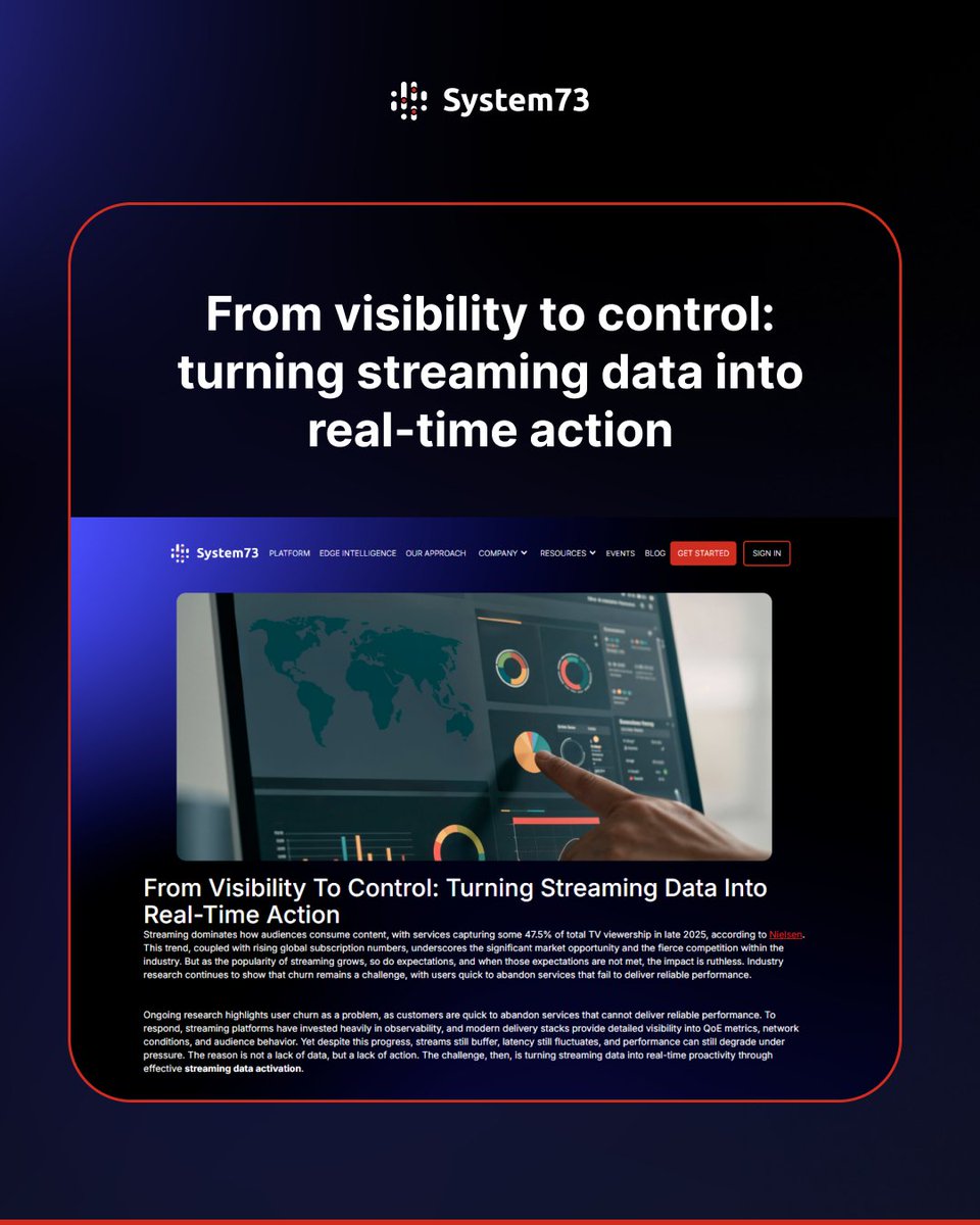 System73PolyNet's tweet photo. New blog articles now live!
If you’re looking to improve streaming performance, control delivery costs, and build infrastructure that scales, start here.
👉 Explore our latest insights at https://t.co/rfdnFNIcoh https://t.co/skvXEYwhts