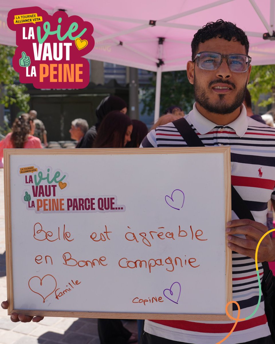 allianceVITA's tweet photo. "Vous diriez que la vie vaut la peine ... ? "  - "oui j’ai la chance d’être en vie!"

- "Se tourner vers les autres, c’est une bonne thérapie"

🌞 La vie vaut la peine à Marseille !
Les Marseillais se sont prêtés au jeu aujourd'hui avec Alliance VITA.

Prochaine ville : Toulouse, le 25 mai !

#lavievautlapeine #marseille