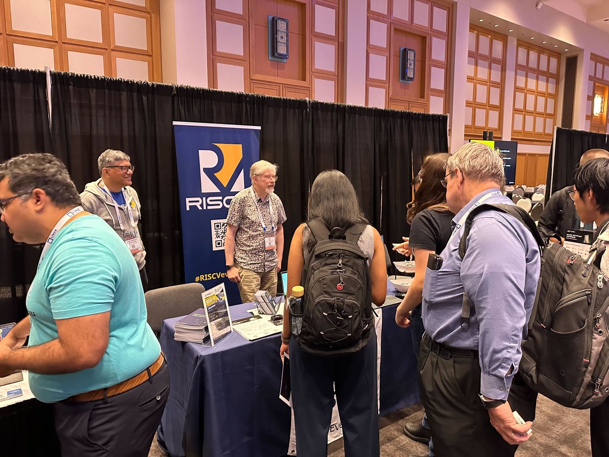 risc_v's tweet photo. #OSSSummit is bustling!  With a few more days to go, there's still time to register and attend the RISC-V Insights Mini Summit and stop by our booth (B8)! 

Sign up > https://t.co/R0eaNwCZ49

#RISCV #RISCVEverywhere https://t.co/Rflq9ngbdw