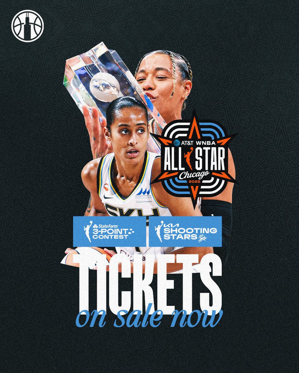 chicagosky's tweet photo. SHOOTING STARS + 3-POINT CONTEST IN CHICAGO 🎯

tickets are on sale now 🎟️

🔗 https://t.co/CPedftreQL https://t.co/we0lnKMKpw