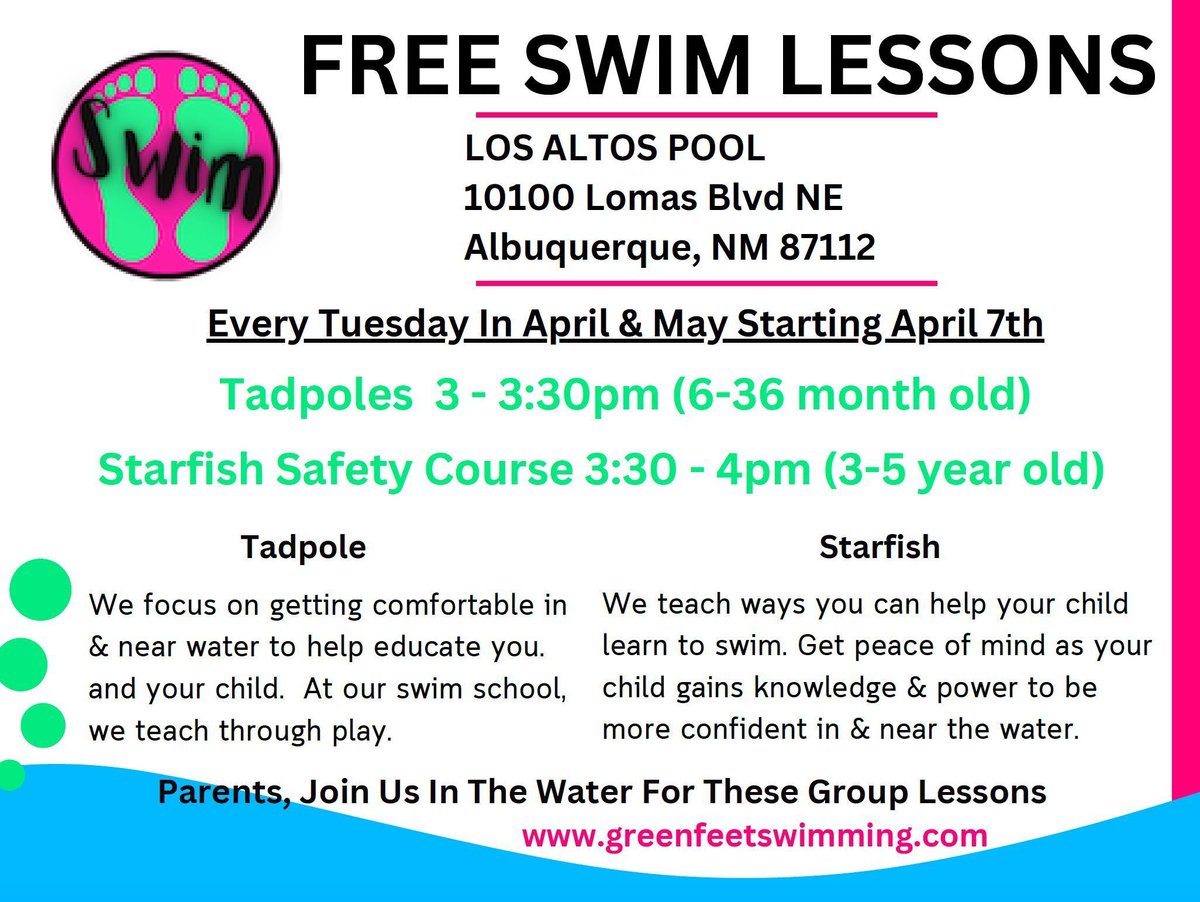 greenfeetswim's tweet photo. Remember... FREE Swim Lessons till the end of May! Join Us today at 3 or 3:30> https://t.co/b5dFbLULnw