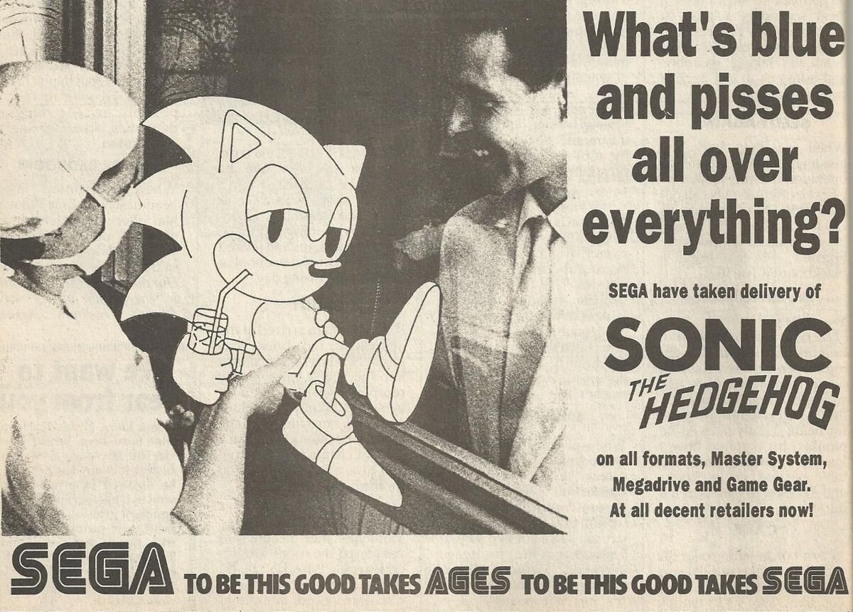 tomlee80's tweet photo. @Kittahsmash @PaletteSwapMag In the UK, when Virgin handled Sega console distribution the magazine adverts were pretty wild. https://t.co/Kusin12ara