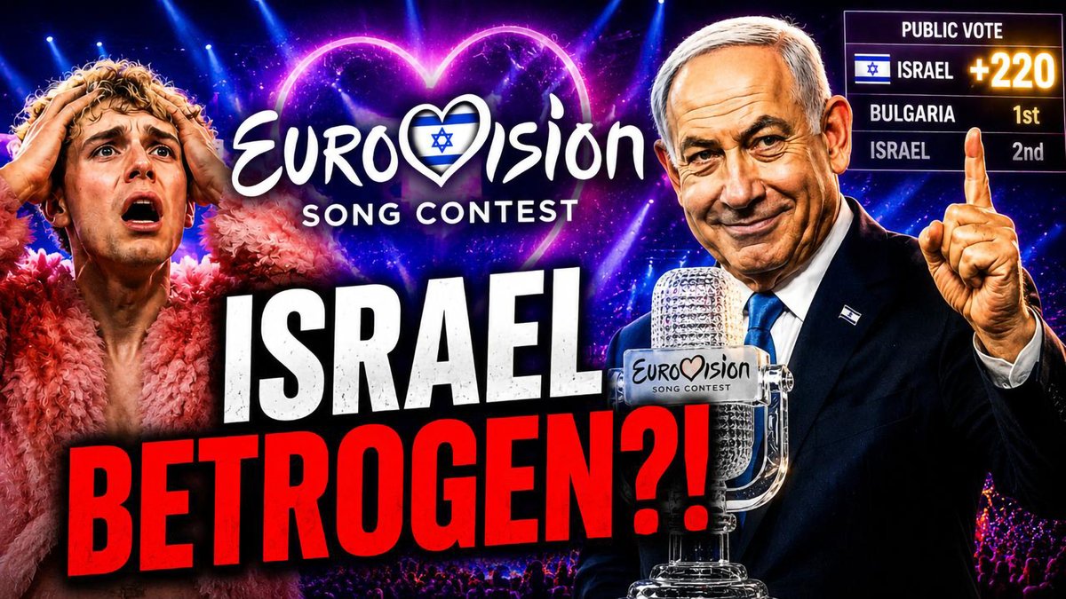 Diether_Dehm's tweet photo. 👉 https://t.co/Qhg9xXqBmy 👈
220 Punkte für #Israel ?! Der #ESC -Skandal, über den keiner reden will | Wahrheits-Schau
#Eurovision #Politsatire https://t.co/X0K0aHkmOo