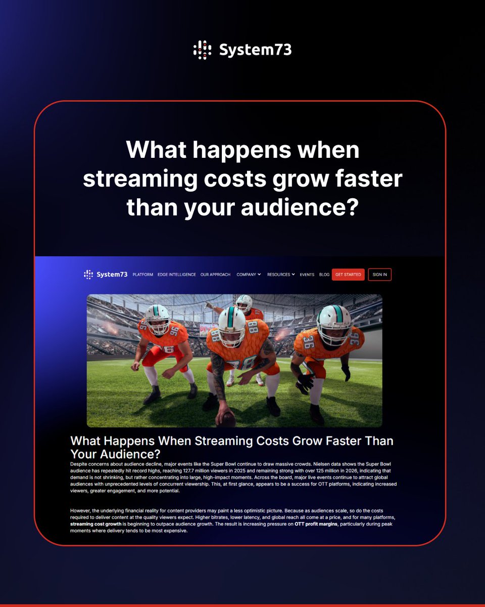 System73PolyNet's tweet photo. New blog articles now live!
If you’re looking to improve streaming performance, control delivery costs, and build infrastructure that scales, start here.
👉 Explore our latest insights at https://t.co/rfdnFNIcoh https://t.co/skvXEYwhts
