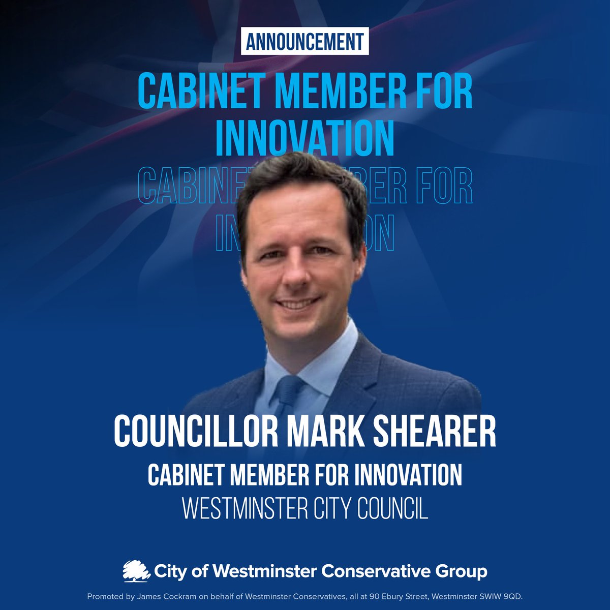 StJamesMatters's tweet photo. "Better services at lower cost are what residents deserve. I will use technology and digital transformation to modernise how this council works and make every interaction with Westminster City Council simpler and faster," says Cllr Mark Shearer. More at: https://t.co/nqSDYJ9uOx https://t.co/4HeK3XghFl