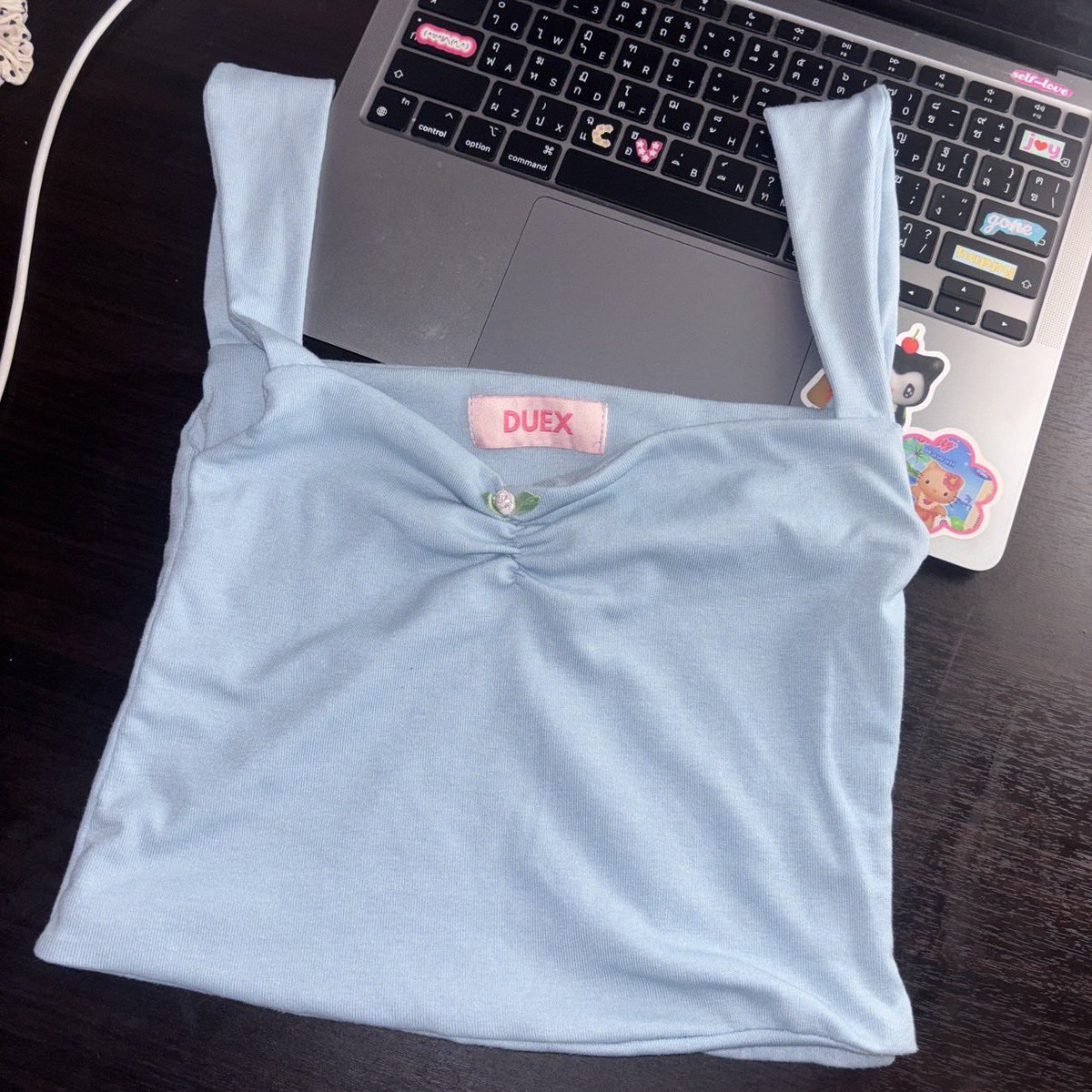 berbboonana's tweet photo. wts / ส่งต่อ 💌

เสื้อป้ายแบรนด์ duexstudio
size s อก 28-32 price 100฿ รวมส่ง 

#เสื้อผ้ามือสอง #เสื้อผ้ามือสองสภาพดี  #duexstudio #ส่งต่อvghbkk #vghส่งต่อ #sistersfabric #shewearbkk #promthong  #ส่งต่อpromthong #กางเกงมือสอง #ส่งต่อกางเกง #duexส่งต่อ https://t.co/uATpt1HZdN