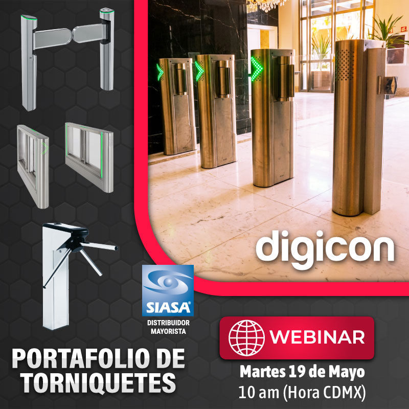 Siasa's tweet photo. Estamos iniciando el webinar para conocer los torniquetes de control de acceso Digicon.
Únete y conoce las diferentes opciones disponibles con SIASA para México y Latam.
Webinar Torniquetes Digicon
Martes 19 de Mayo, 10 am (Hora CDMX)
Registro: https://t.co/mPS6anlbfj
¡Únete! https://t.co/IjNloipRNo