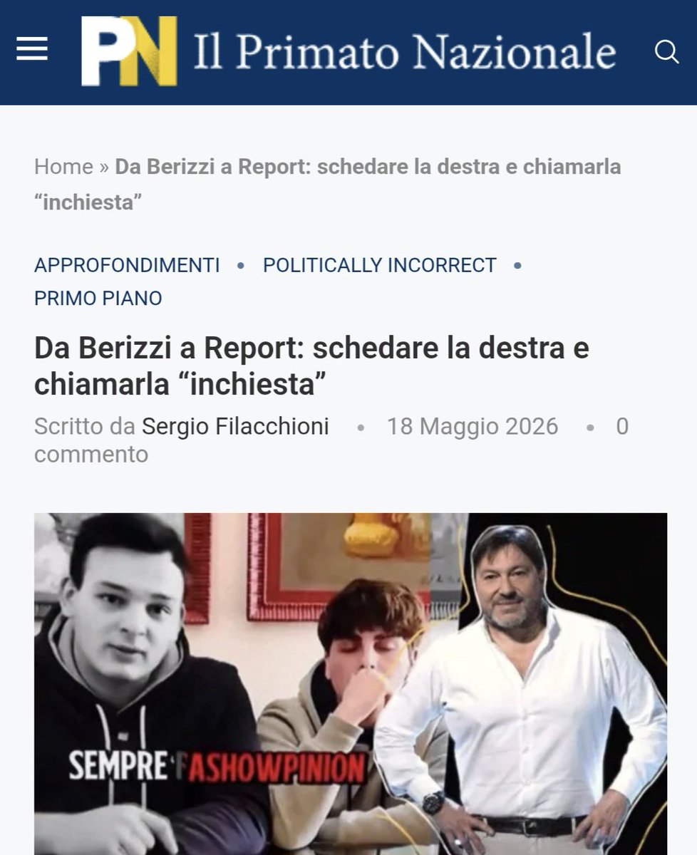 Paolo Berizzi tweet media