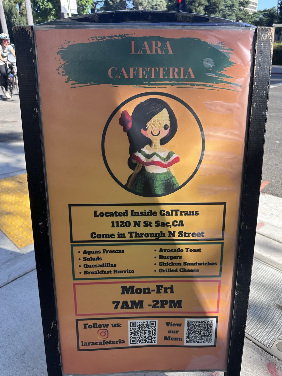 CaucusCulinary's tweet photo. Has anyone tried the Lara Cafeteria in the CalTrans building? https://t.co/p6pGMyhyeD