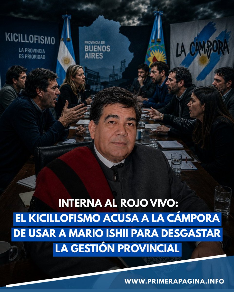 PrimeraPaginaOK's tweet photo. 💣 ¡ESTALLÓ LA INTERNA!
El senador Mario Ishii presentó la emergencia sanitaria bonaerense y le dinamitó la cumbre de intendentes a Kicillof. En La Plata acusan a La Cámpora de usar al paceño para desgastar al gobernador.
https://t.co/H4FmyngsZ1
#Provincia #Kicillof #Ishii #Salud
