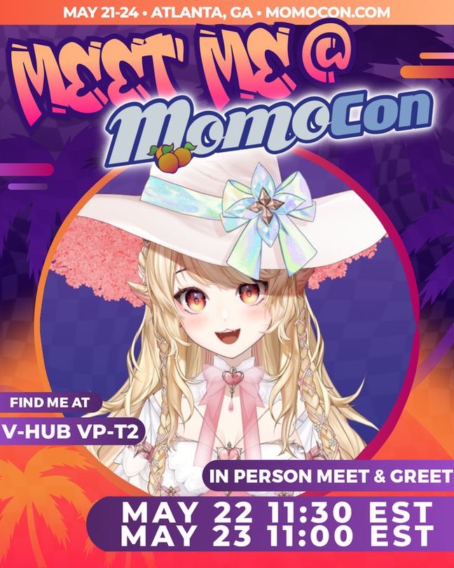 Dejavudea 🤍🌸 @ Momocon tweet media