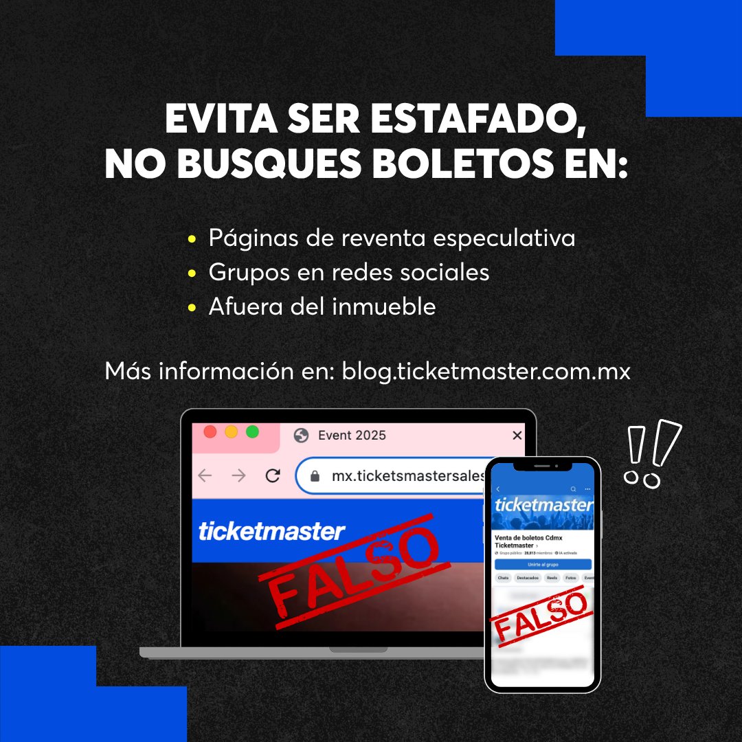 Ticketmaster México tweet media