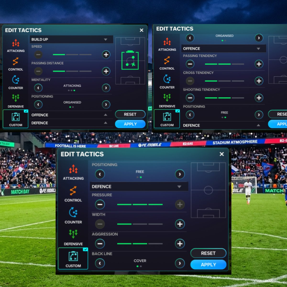 FAFC25's tweet photo. ⚠️ TACTIC - Update‼️

💥 Updated Manager Mode Strategy!

Formula: 4-3-3 Attack ⚡️

⚠️ Tip: 5/5 players perform well in Manager Mode🧠

⚡️ Use 5-star WF players ⭐
⚡️ Team OVR - 123+🔥
👣 Use as many 5/5 players as possible
#fcmobile #eafc26 
@tutiofifa @Akash62455881 @99rkreddy https://t.co/HSWts8wPV8