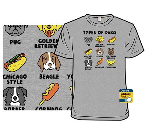 TeeMagnet's tweet photo. Today at https://t.co/cpyHi27IGo - My favorite dog is a corndog! @woot https://t.co/qVYCijGxLJ https://t.co/eMtoUGUfTs