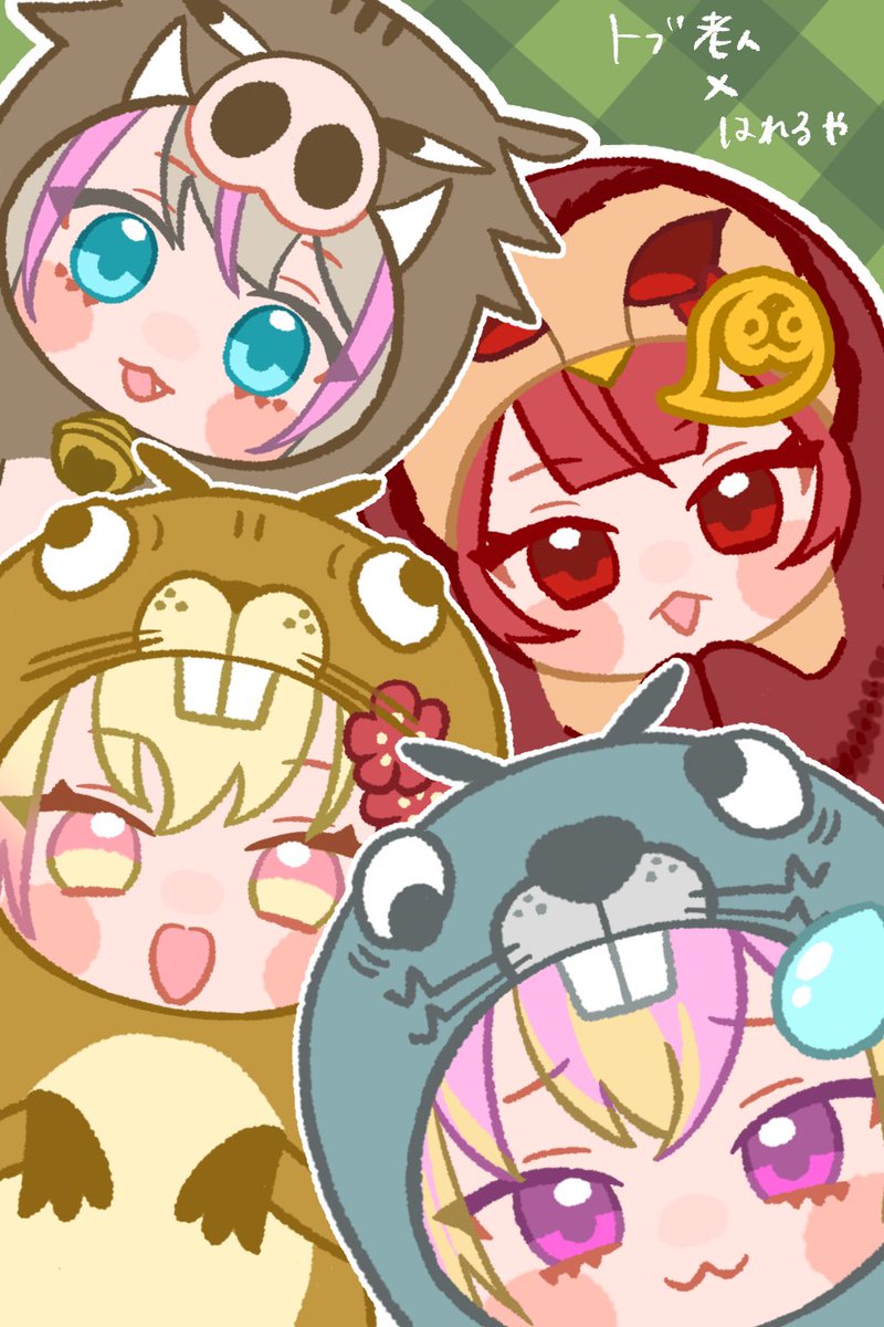 hanacelebrity_3's tweet photo. 着ぐるみ作りました〜🦫🦫🦉🐗
みんなにあってた！🫶
続編があるみたいなのでまた着ぐるみ姿を見られるのが楽しみです
#もぐちゅーる
#みずびたーと
#描くゆめ
#冥魔召喚 https://t.co/UBdyCTXFmf