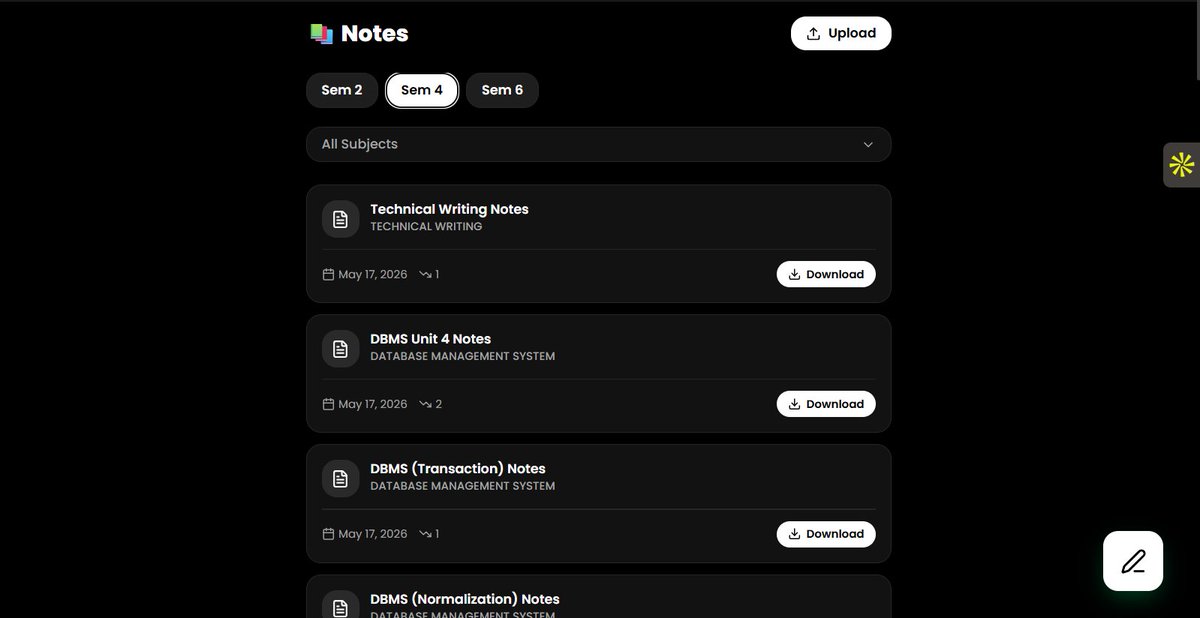 solankii019's tweet photo. We're 15 days old. 200+ students in. And we're not stopping.
Introducing Notes on CollegePaglu 📚
Free notes. For every Indian college student. Right when you need it most.
app : https://t.co/PI5sxgLlYU
website : https://t.co/xGeTnBvVNg
#CollegePaglu #ExamTime #CollegeIndia #StudentLife #StudyNotes #IndianEdTech #BuildInPublic