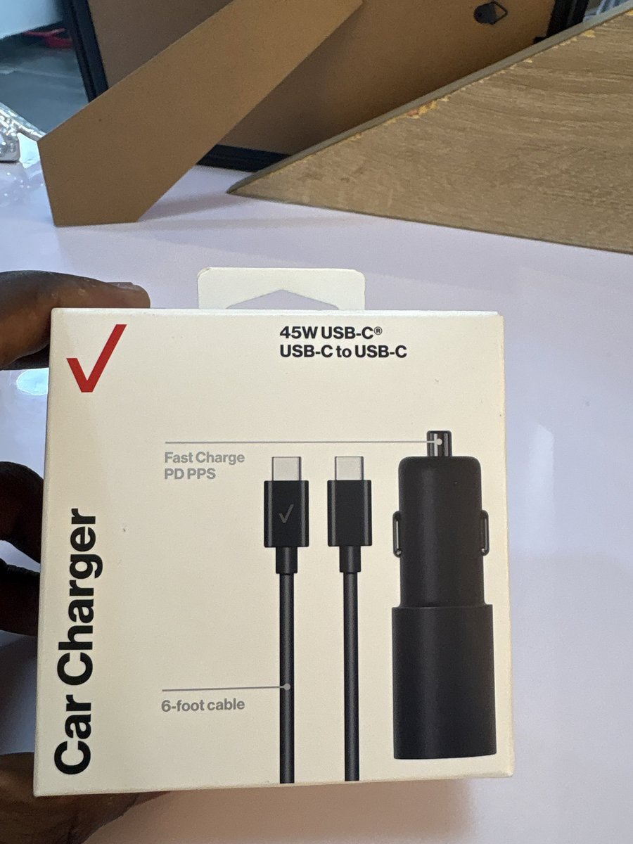 FlipPhones_'s tweet photo. Power up on the go
45W USB-C to USB-C Car Charger with PD + PPS Fast Charging.

• Ultra-fast charging 
• 6-foot durable USB-C cable included
• Perfect for road trips
• Reliable power when you need it most

Pick up and delivery available 🚚😊
📞: 0555268359/ 0241193304 https://t.co/f4kUVnhxgW