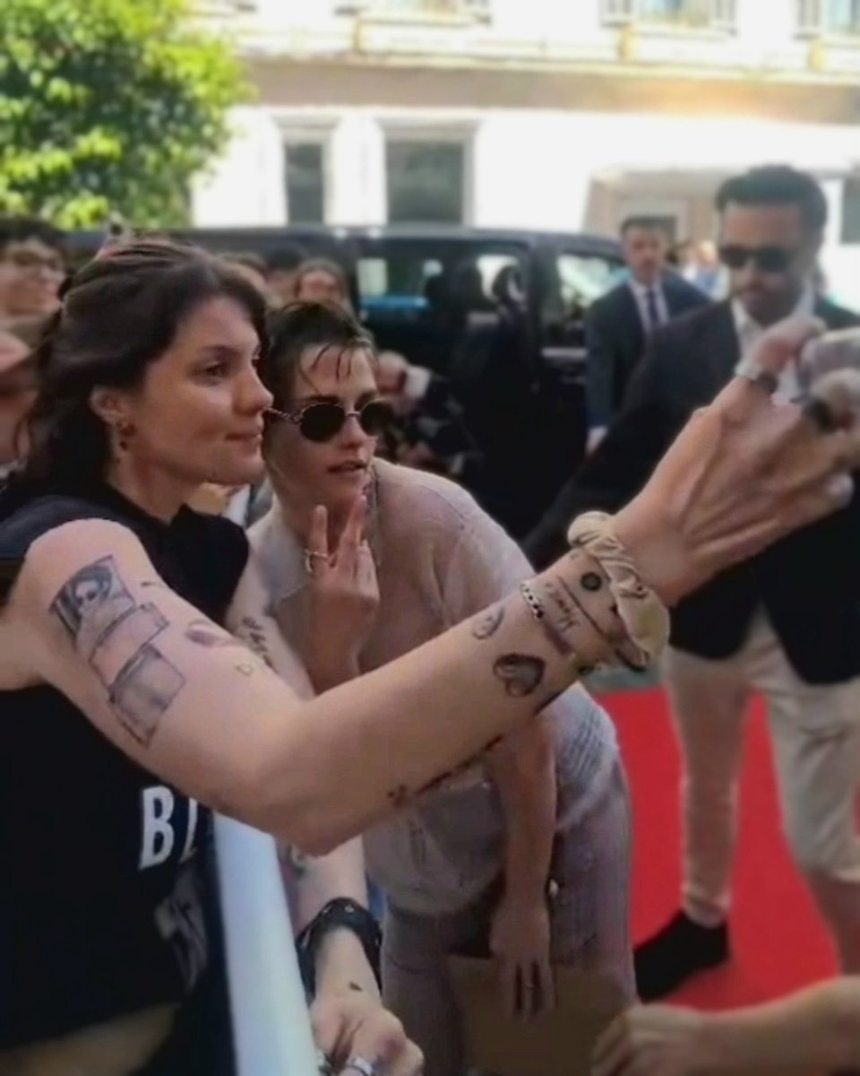 Addictoski's tweet photo. Forever grateful for her 💗 #kristenstewart #cannes2026 https://t.co/YM1Vdjkzjr