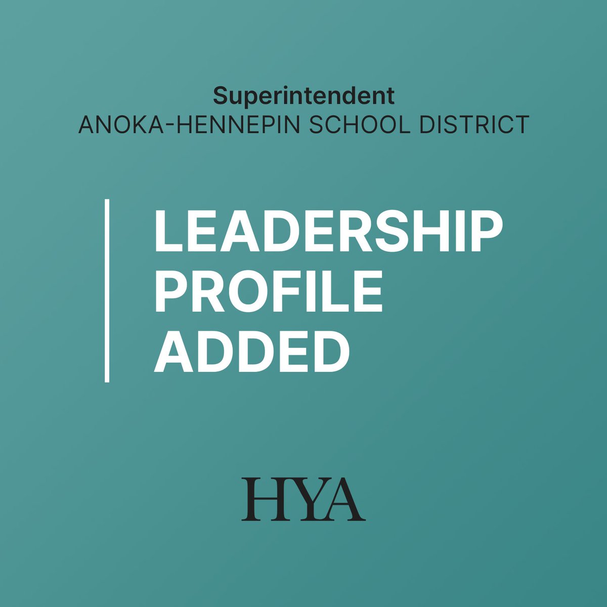 HYAsearch's tweet photo. 📢 Anoka-Hennepin School District, MN | #Superintendent 
⭐ Leadership Profile Report Available!
🔗 https://t.co/zwHazvfqA5

#HYAsearch #Education #Jobs #EducationJobs #suptchat #edleadership #edadmin #community https://t.co/GWGn8xqwa5