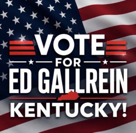 RenSeekTruth's tweet photo. @ForgiatoBlow47 🇺🇸 Ed! Turn Kentucky deep beautiful bigly rEd! @EdGallrein https://t.co/ZccNwWsM9b