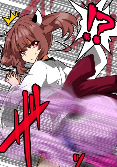 yuubi_chi's tweet photo. 特に理由のないバックアタックがきりたんを襲う！ https://t.co/252LSDZG8G