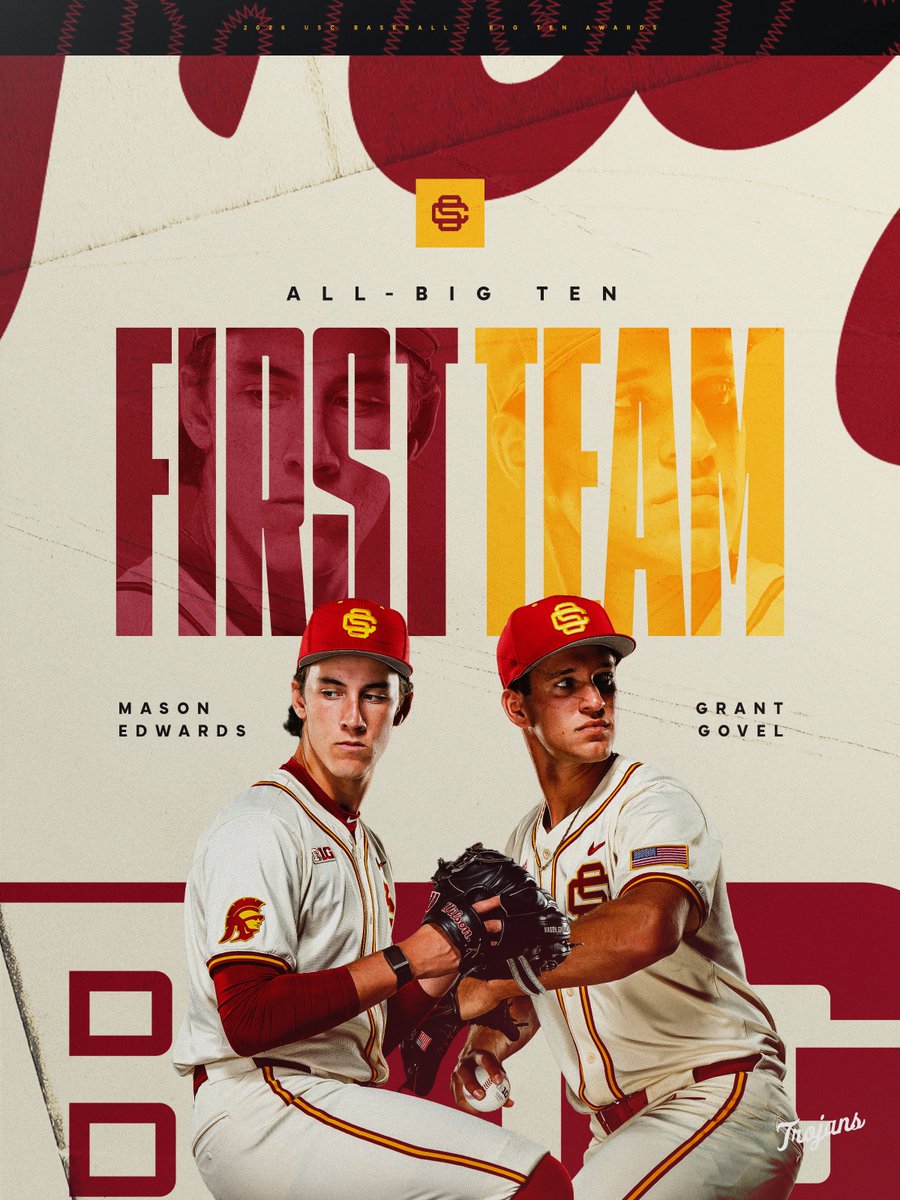 USC_Baseball's tweet photo. 𝐀𝐋𝐋-𝐁𝐈𝐆 𝐓𝐄𝐍 𝐅𝐈𝐑𝐒𝐓 𝐓𝐄𝐀𝐌 💪 https://t.co/3r1T8HTmFx