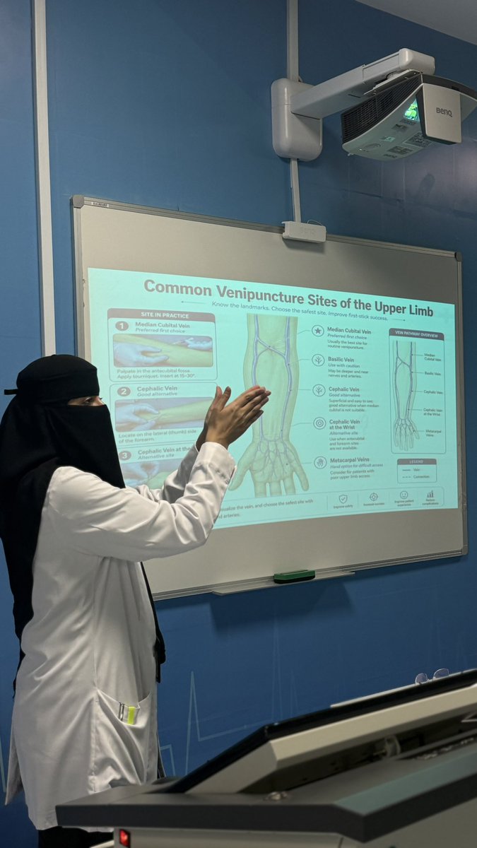 cpd_mu's tweet photo. ضمن برامج #التطوير_المهني_المستمر، أُقيمت في #جامعة_المجمعة ورشة عمل بعنوان “#Phlebotomy Skills for HealthcareProfessionals”، استهدفت الممارسين والطلاب الصحيين بهدف تطوير مهارات سحب الدم ورفع كفاءة الممارسة السريرية وفق الأسس المهنية الآمنة. https://t.co/ottXcTPZca