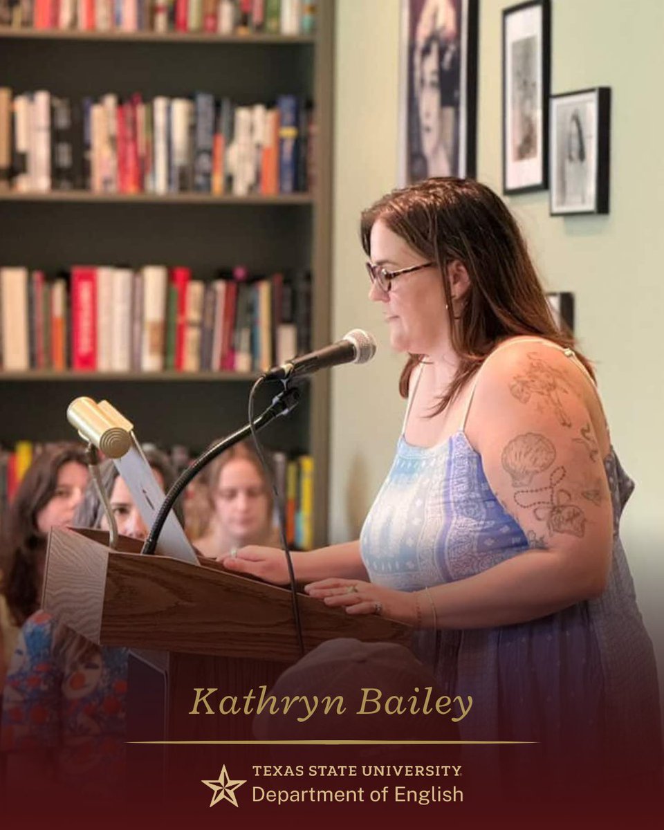 txstmfa's tweet photo. Pictured: 

✨Kathryn Bailey (also the event's emcee)
✨Theresa Andrews
✨Nicholas Jimenez https://t.co/Nl2RgqMTZC