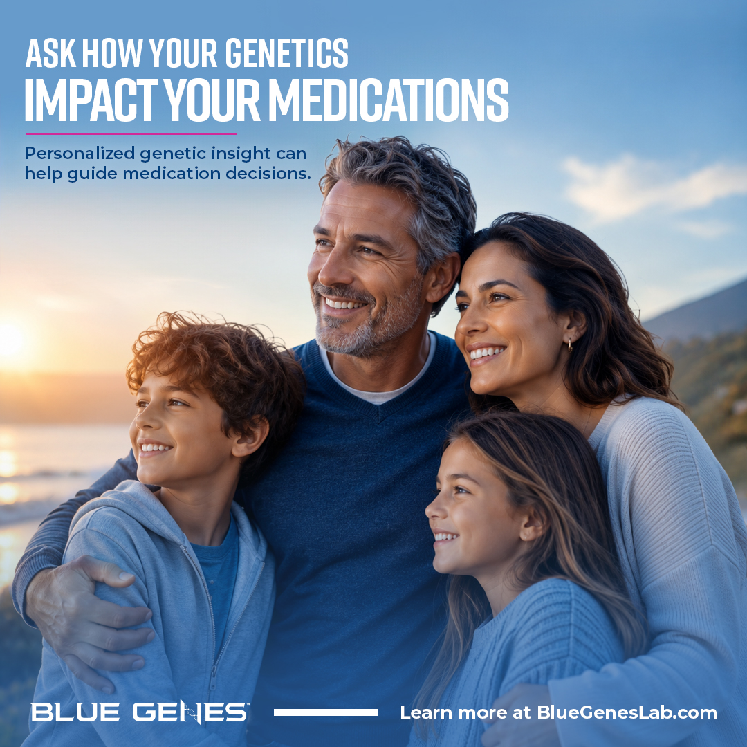 BlueGenes_Labs's tweet photo. Ask how your genetics may impact your medications.

Personalized medication insight starts with better understanding.

#BlueGenes #PGx #PrecisionMedicine #MedicationSafety https://t.co/7kxWhMar7R