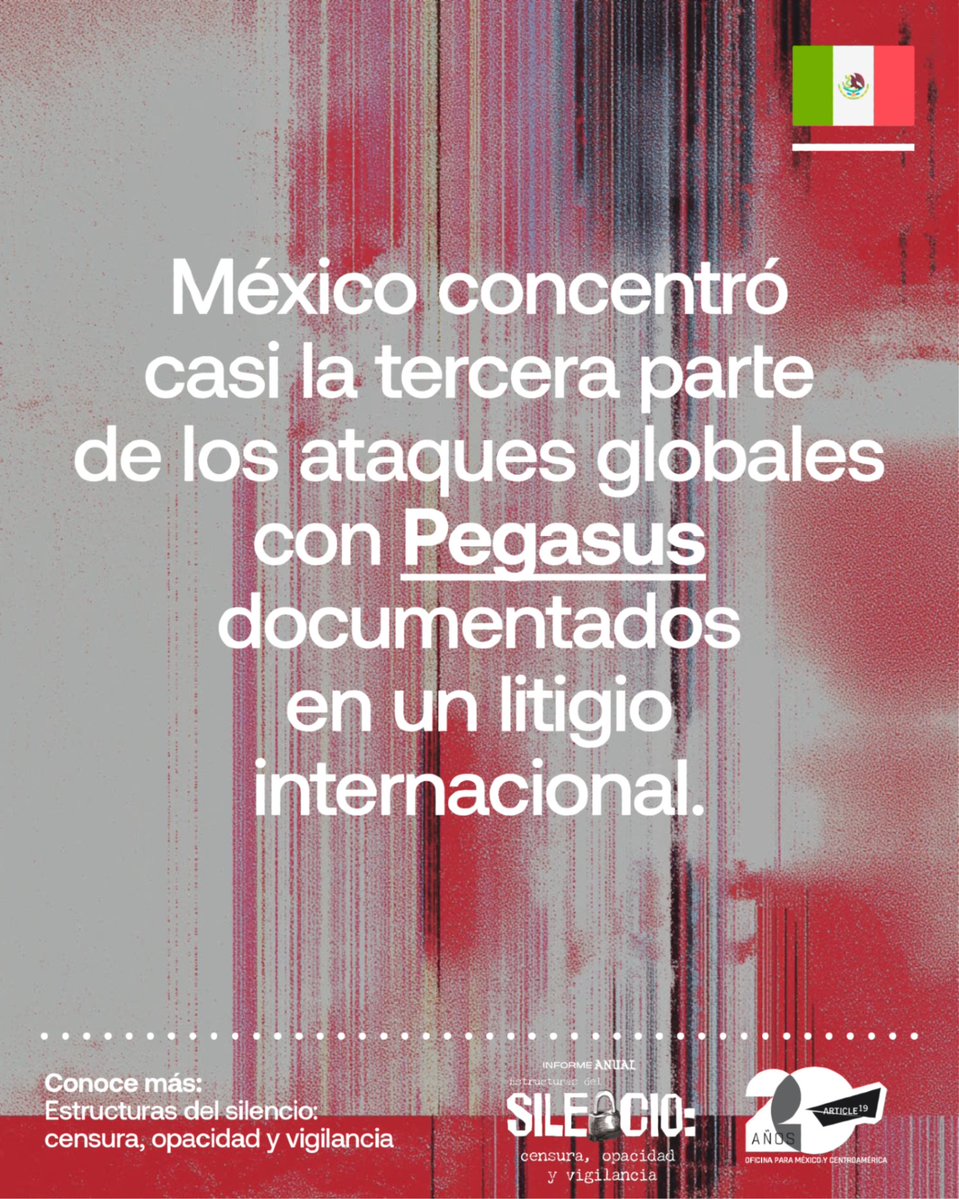 ARTICLE 19 México y Centroamérica tweet media