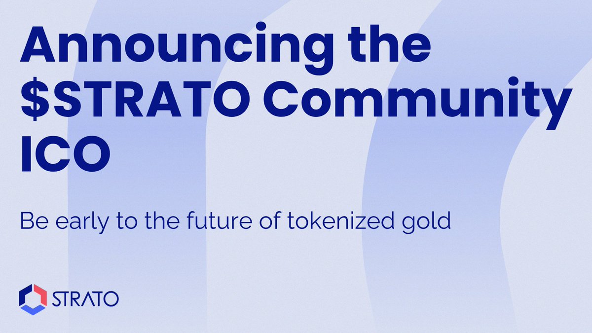 STRATO | DeFi Powered by Precious Metals tweet media